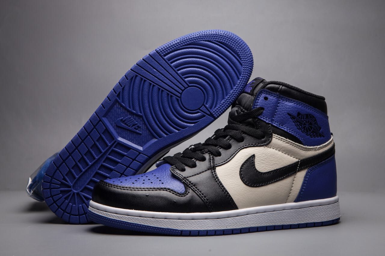 Men Air Jordan 1 Retro To Blue Black Shoes - Click Image to Close